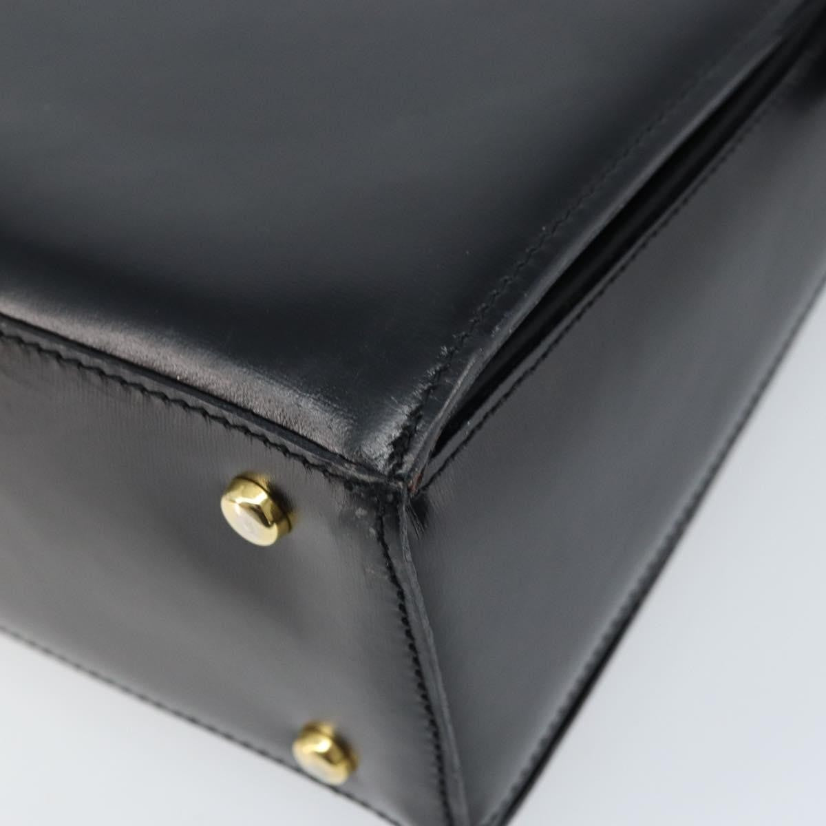 Celine Vintage Leather Black Leather Shoulder Bag Bag (Pre-Owned)