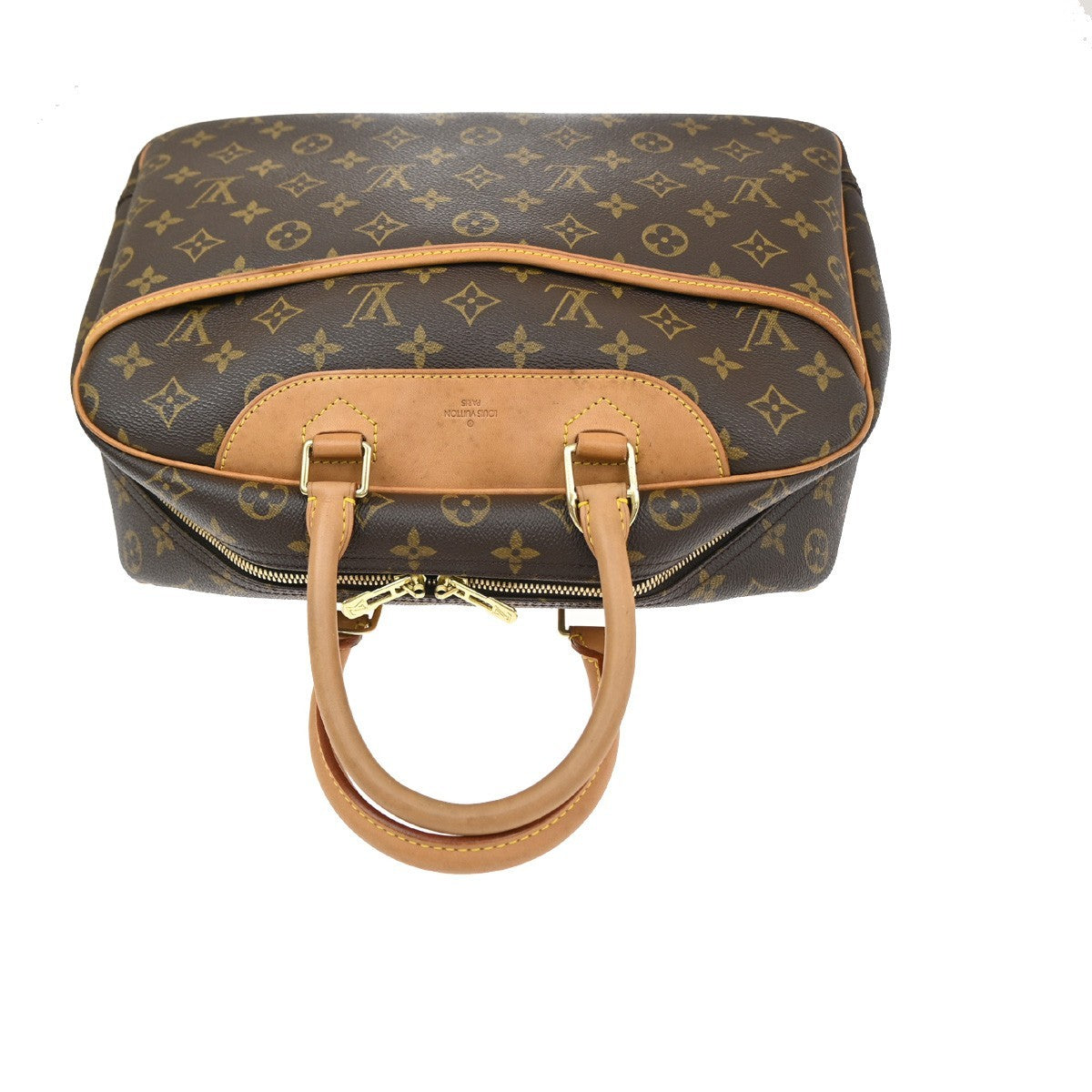 Louis Vuitton Trouville Monogram Canvas Brown Canvas Handbag (Pre-Owned)