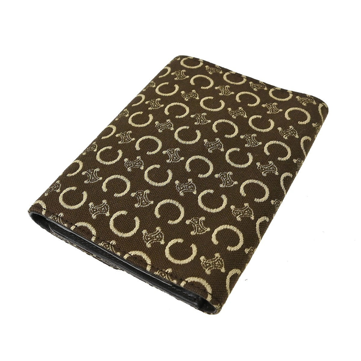 Celine Trifold C Macadam Brown Canvas Wallets Accessory (Pre-Owned)