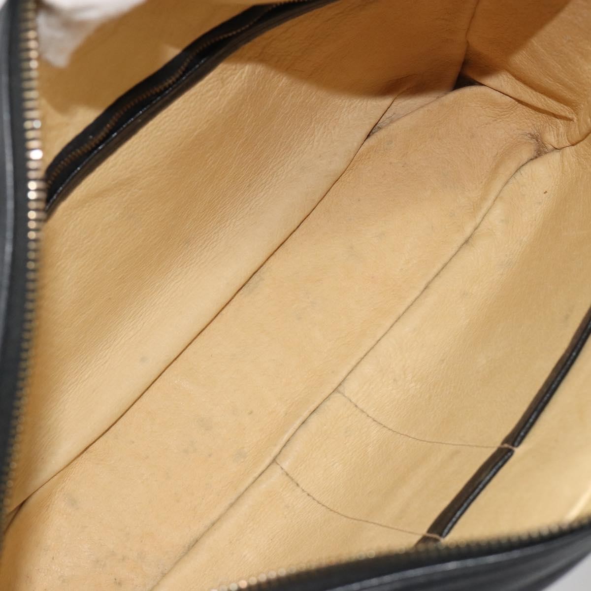 MCM Vintage Vicetos Pvc Leather Black Canvas Shoulder Bag Bag (Pre-Owned)