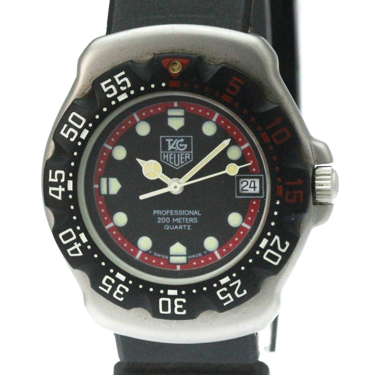 Tag Heuer Formula 1 Lady Stainless Steel And Rubber Watch (Pre-Owned)