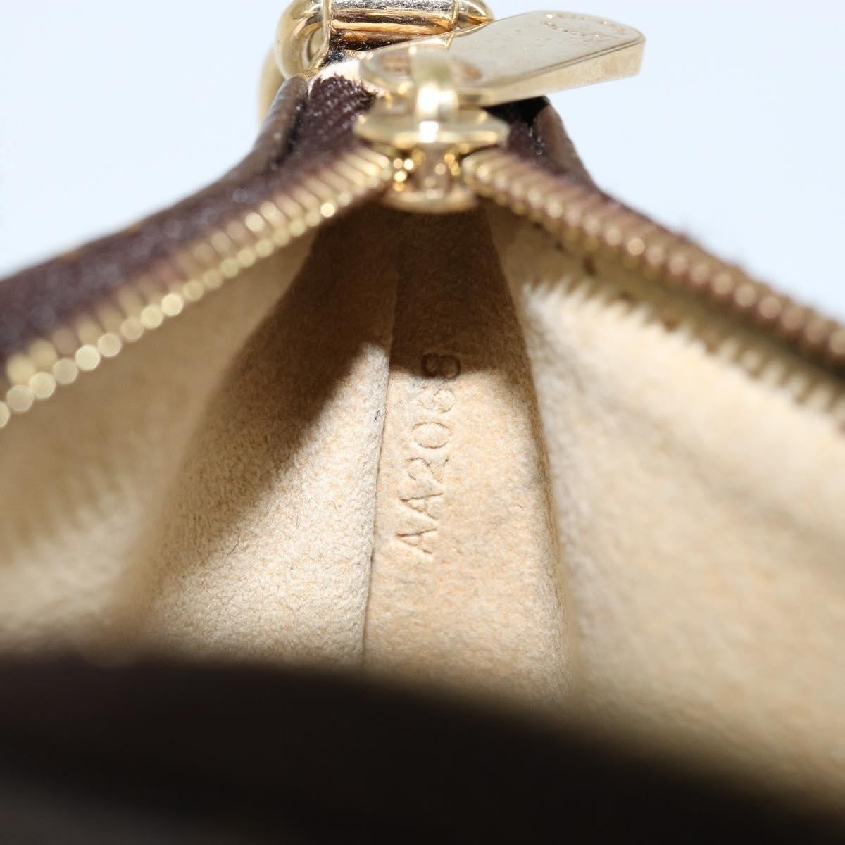 Louis Vuitton Milla Pochette Monogram Canvas Brown Canvas Clutche & Pouche Bag (Pre-Owned)