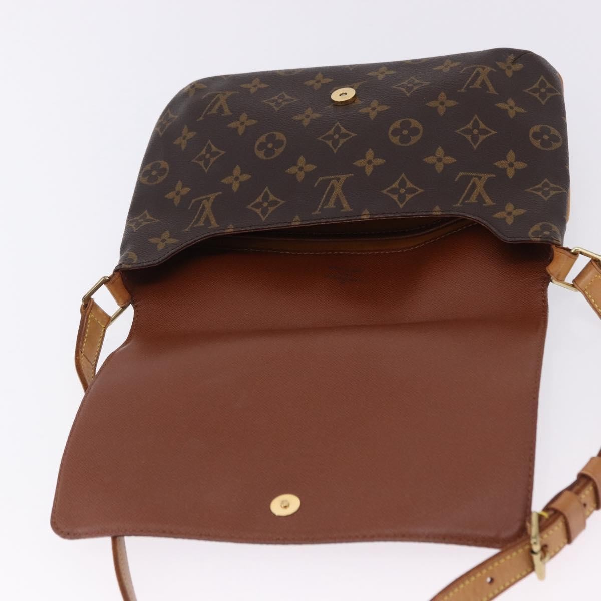 Louis Vuitton Musette Tango Monogram Canvas Brown Canvas Shoulder Bag Bag (Pre-Owned)
