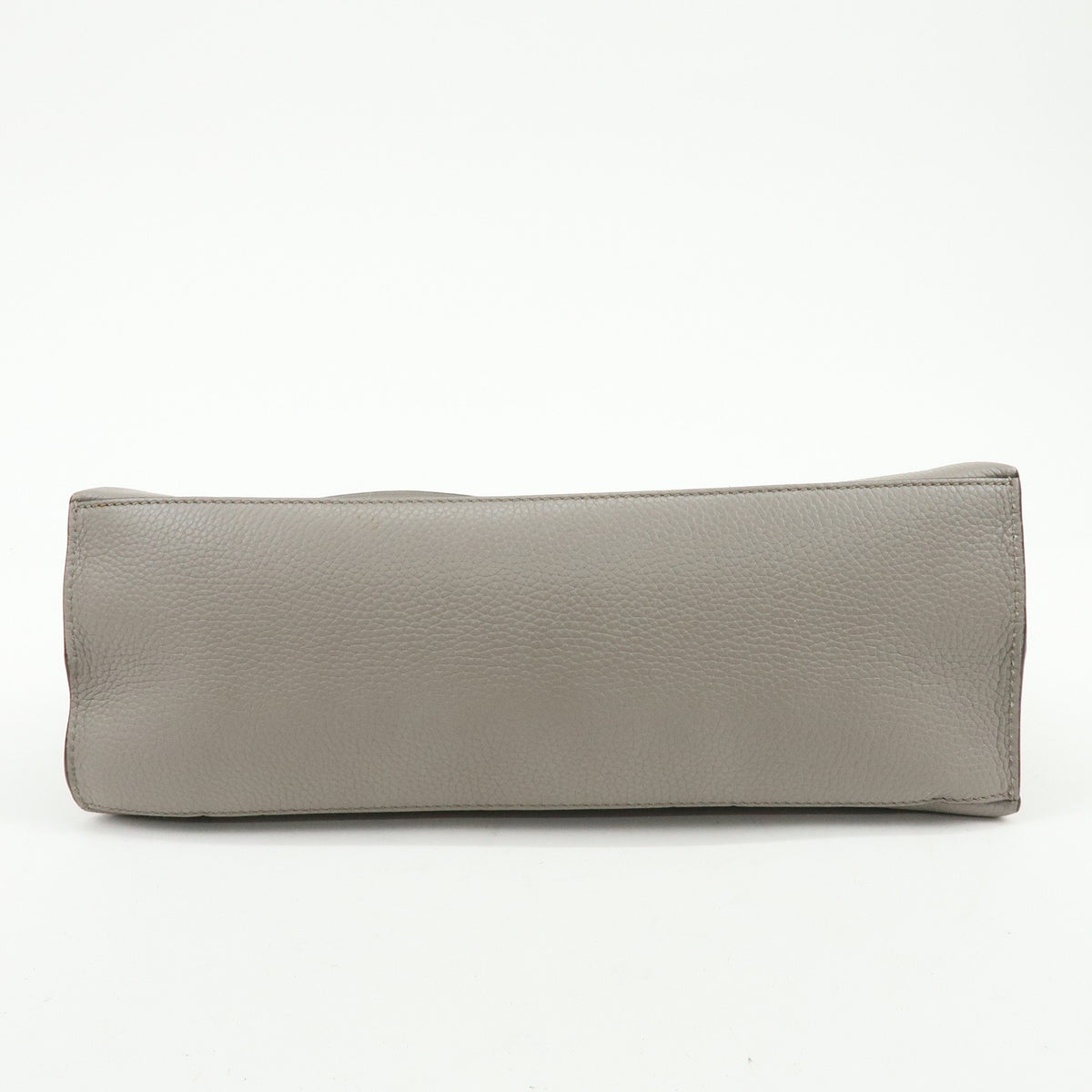 Gucci Bamboo Daily Top Handle Leather Gray Leather Handbag (Pre-Owned)