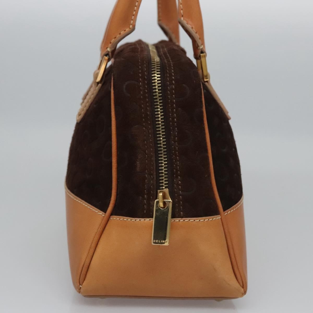 Celine C Macadam Canvas Brown Canvas Handbag (Pre-Owned)