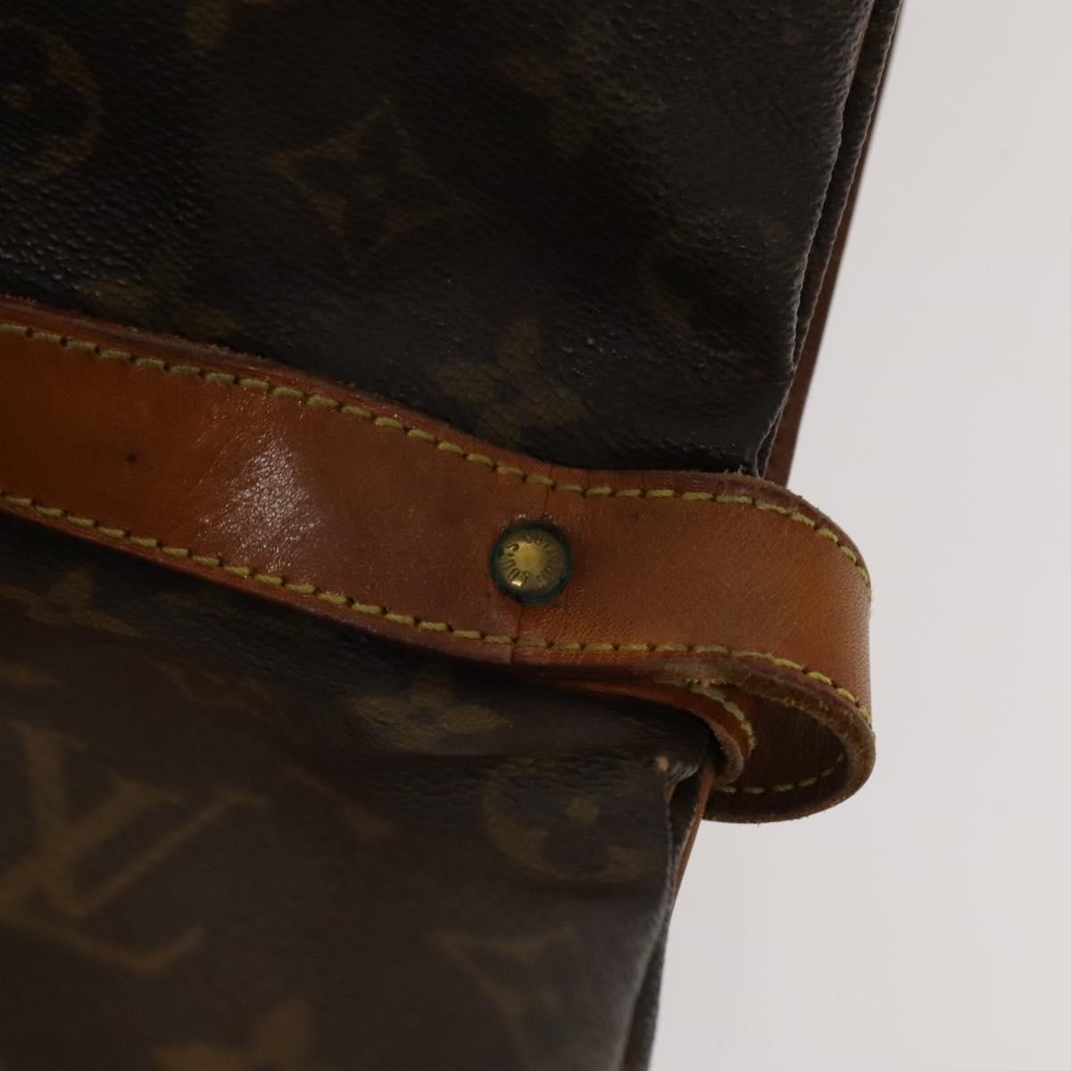 Louis Vuitton Saumur Monogram Canvas Brown Canvas Shoulder Bag Bag (Pre-Owned)