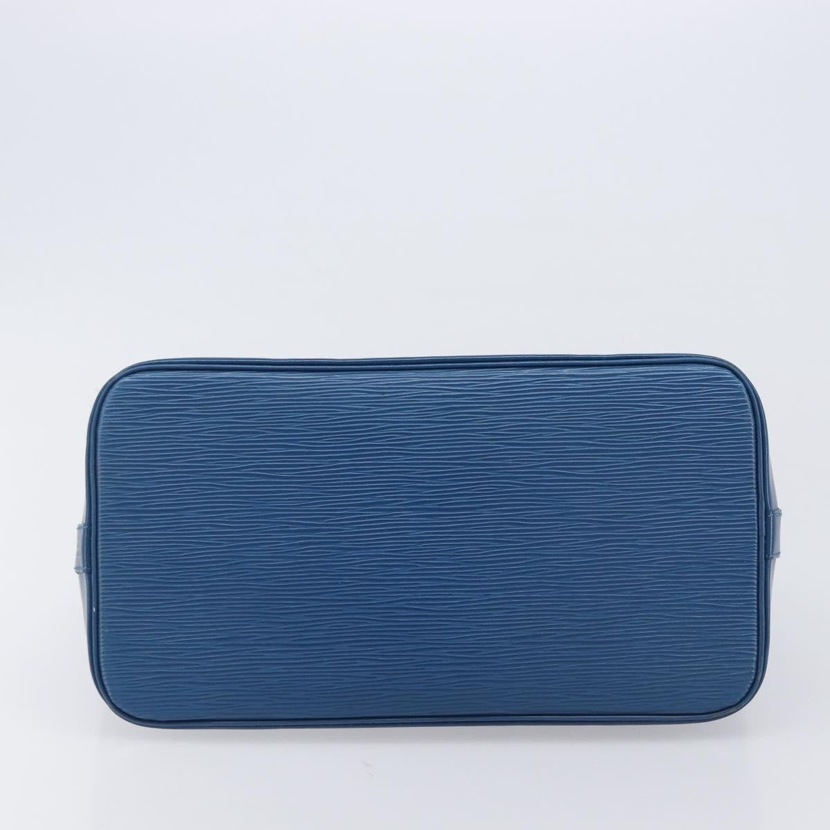 Louis Vuitton Alma Epi Leather Blue Leather Handbag (Pre-Owned)
