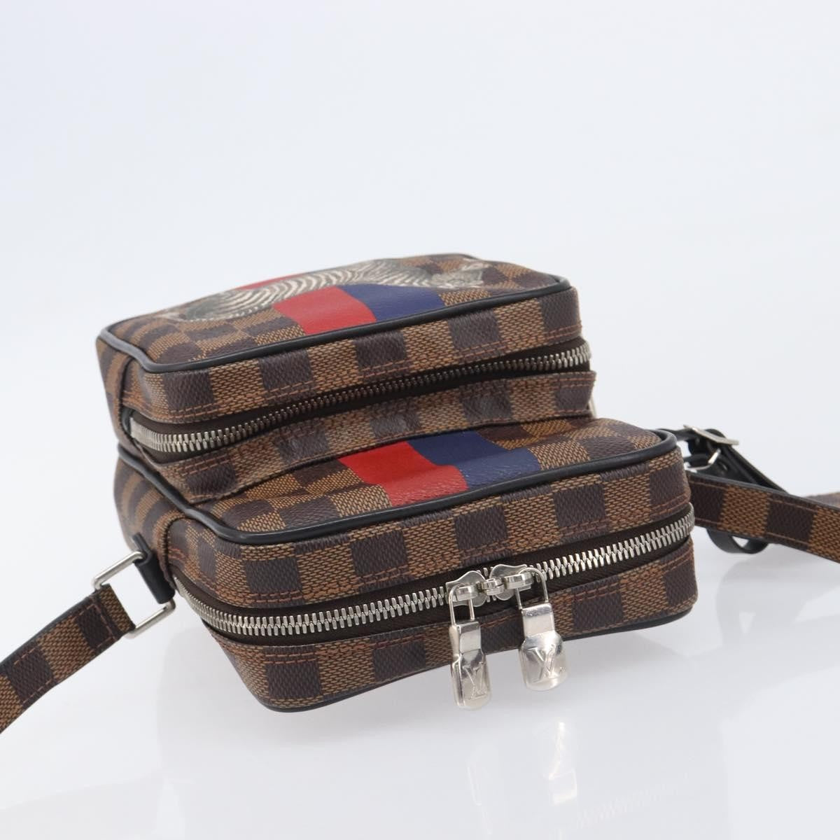 Louis Vuitton Amazone Limited Edition Chapman Savane Damier Brown Canvas Handbag (Pre-Owned)