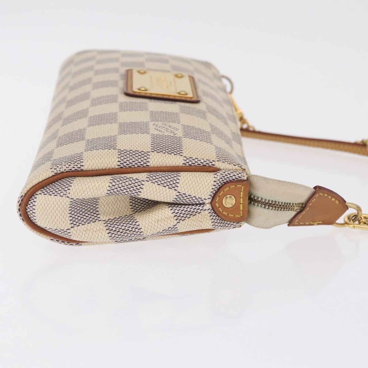 Louis Vuitton Eva Damier White Canvas Handbag (Pre-Owned)