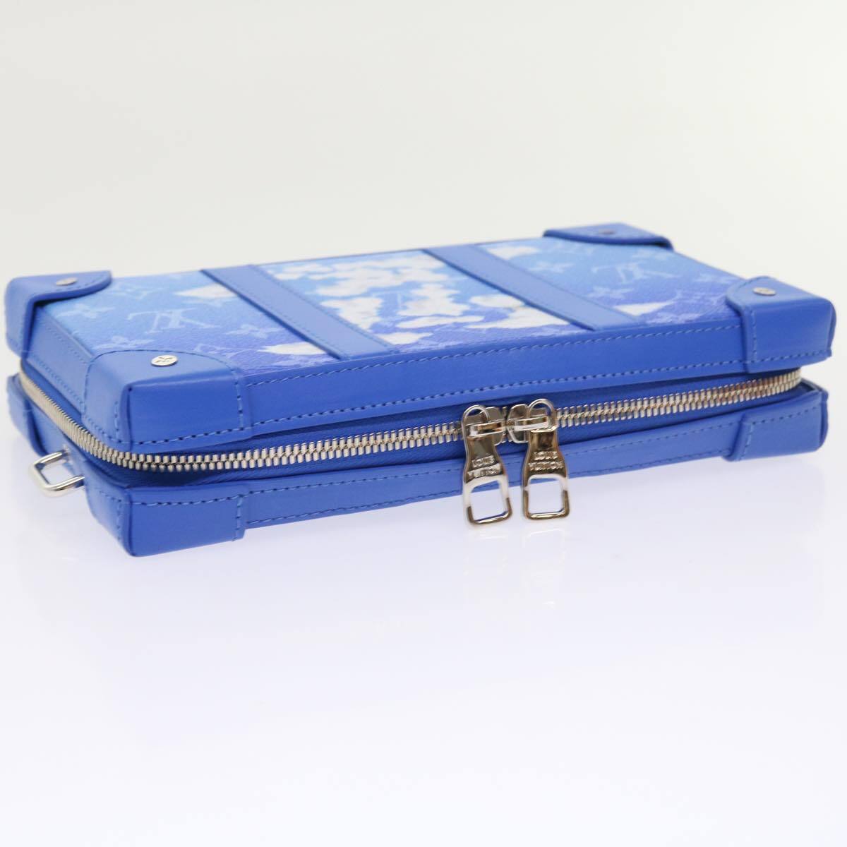 Louis Vuitton Soft Trunk Limited Edition Monogram Clouds Blue Canvas Bag (Pre-Owned)