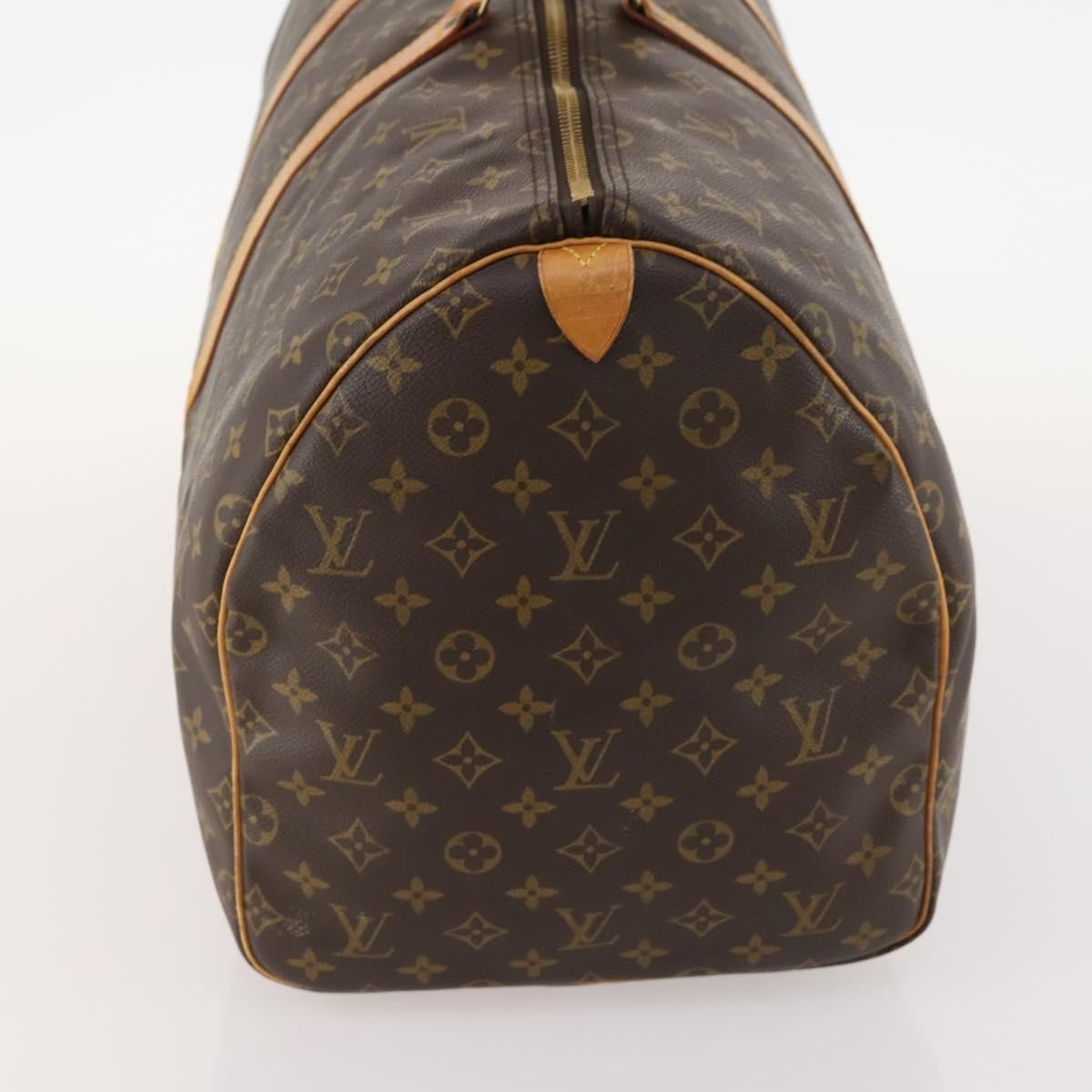 Louis Vuitton Keepall Monogram Canvas Brown Canvas Travel Bag Bag (Pre-Owned)