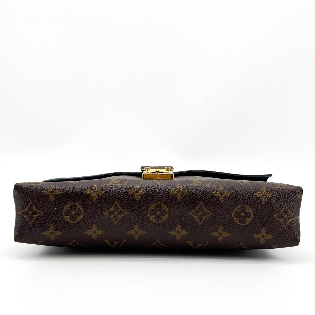 Louis Vuitton Pallas Chain Monogram Canvas And Calfskin Black Canvas Shoulder Bag Bag (Pre-Owned)