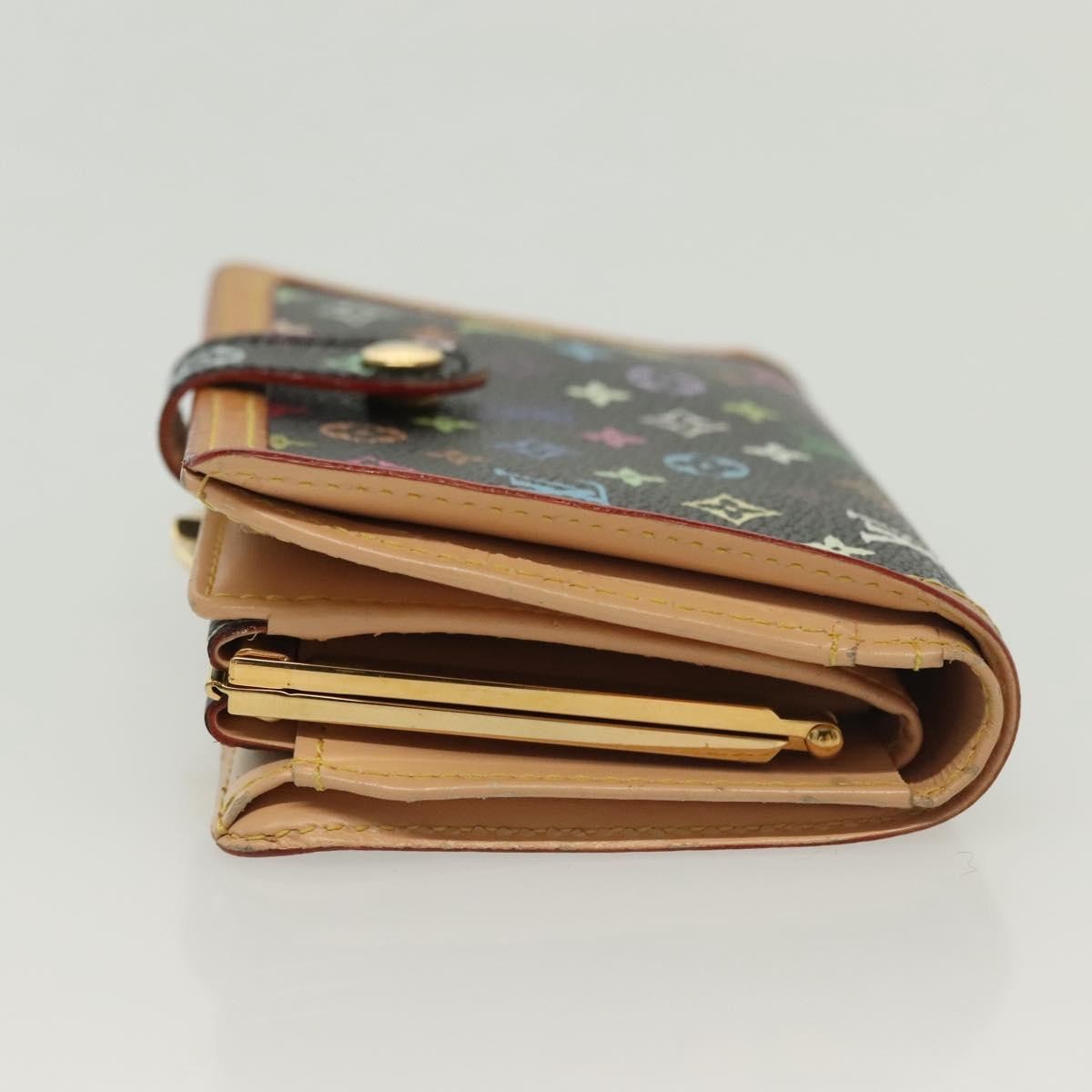 Louis Vuitton Portefeuille Viennois Monogram Canvas Black Canvas Wallets Accessory (Pre-Owned)