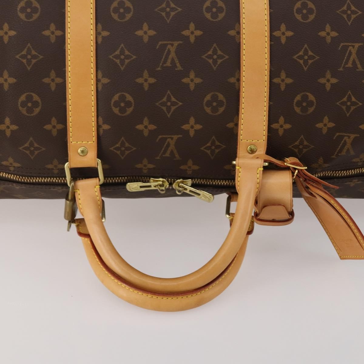 Louis Vuitton Keepall Monogram Canvas Brown Canvas Travel Bag Bag (Pre-Owned)