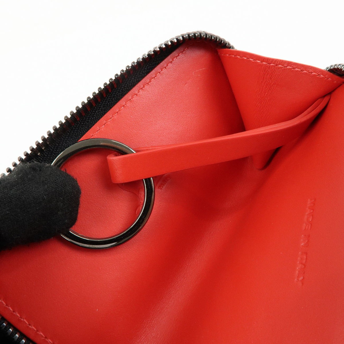 Christian Louboutin Panettone Coin Purse Spiked Leather Black Leather Wallets Accessory (Pre-Owned)