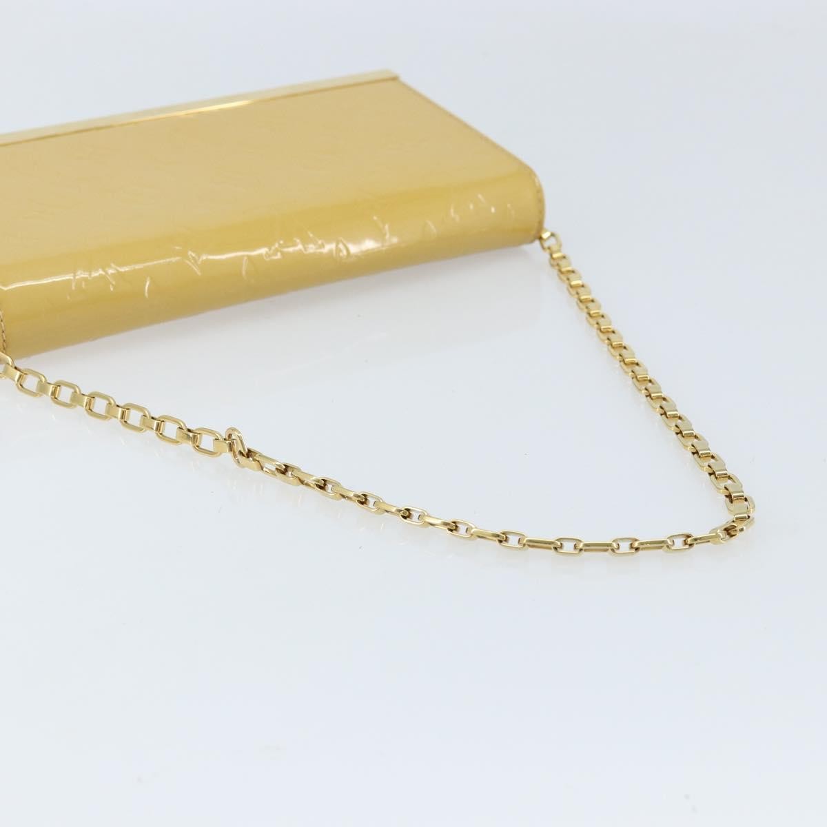 Louis Vuitton Ana Monogram Vernis Yellow Patent_Leather Handbag (Pre-Owned)