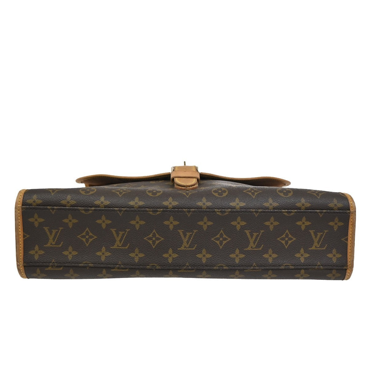 Louis Vuitton Beverly Monogram Canvas Brown Canvas Briefcase Bag (Pre-Owned)