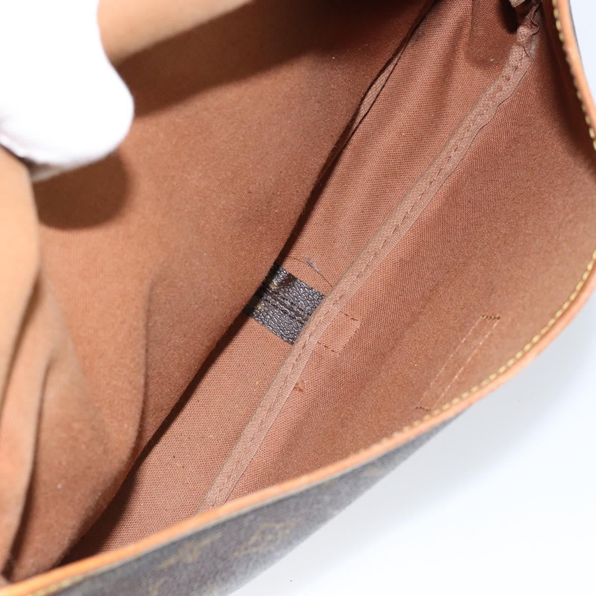 Louis Vuitton Saumur Monogram Canvas Brown Canvas Handbag (Pre-Owned)