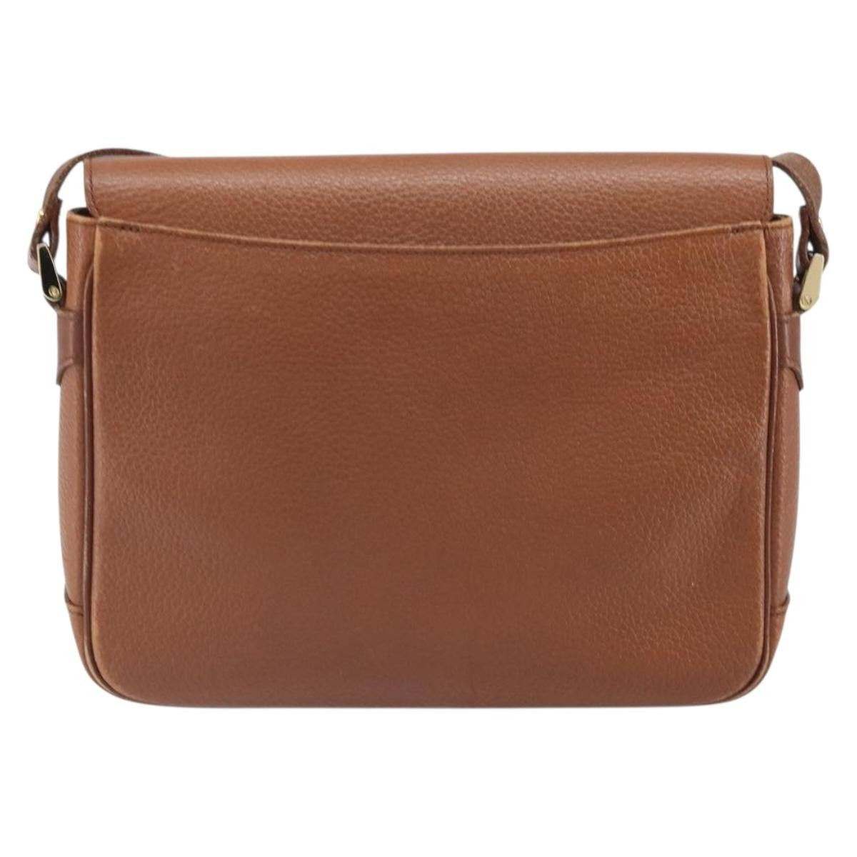 Burberry Vintage Leather Brown Leather Shoulder Bag Bag (Pre-Owned)