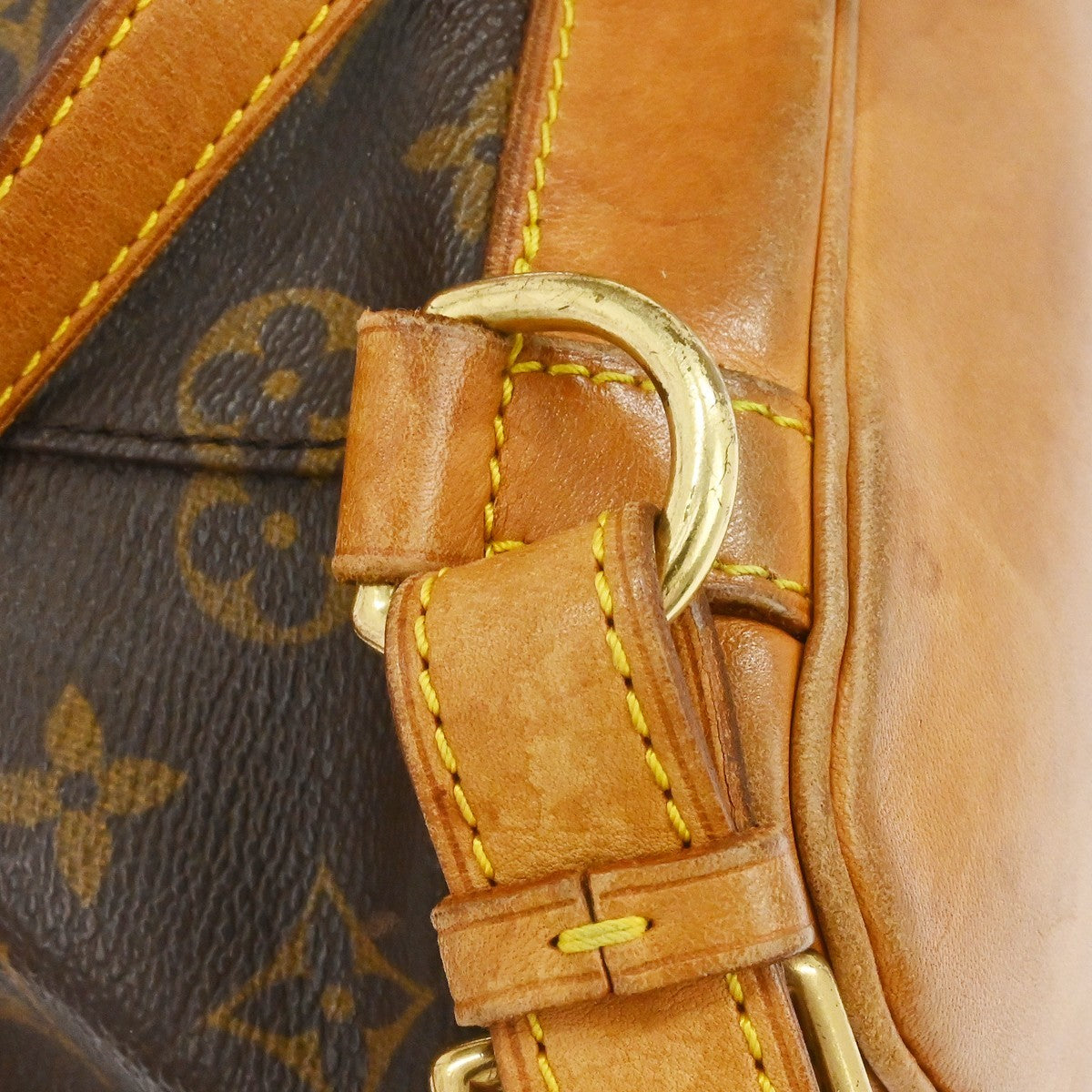 Louis Vuitton Vintage Montsouris Monogram Canvas Brown Canvas Backpack Bag (Pre-Owned)
