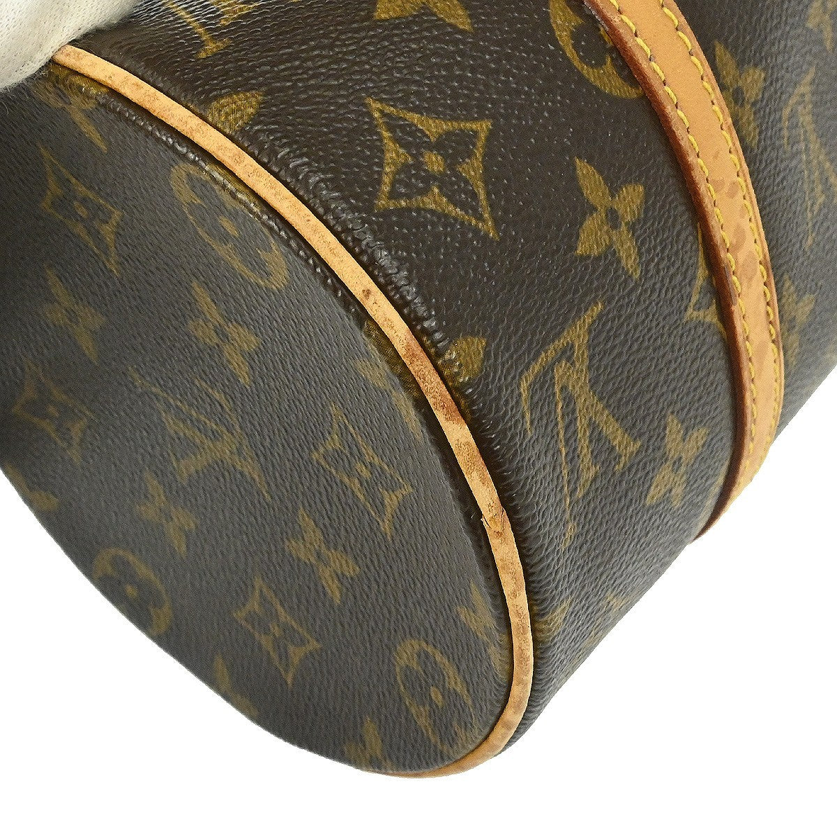 Louis Vuitton Papillon Monogram Canvas Brown Canvas Handbag (Pre-Owned)