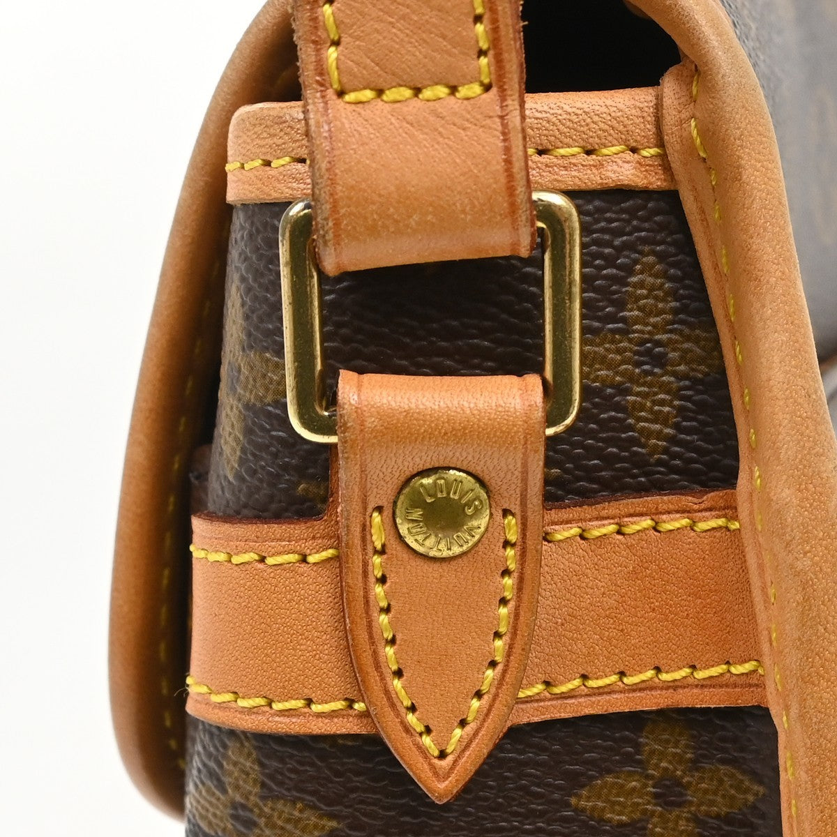 Louis Vuitton Sologne Monogram Canvas Brown Canvas Shoulder Bag Bag (Pre-Owned)