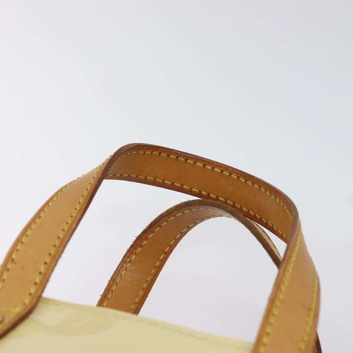 Louis Vuitton Reade Monogram Vernis Beige Patent_Leather Bag (Pre-Owned)