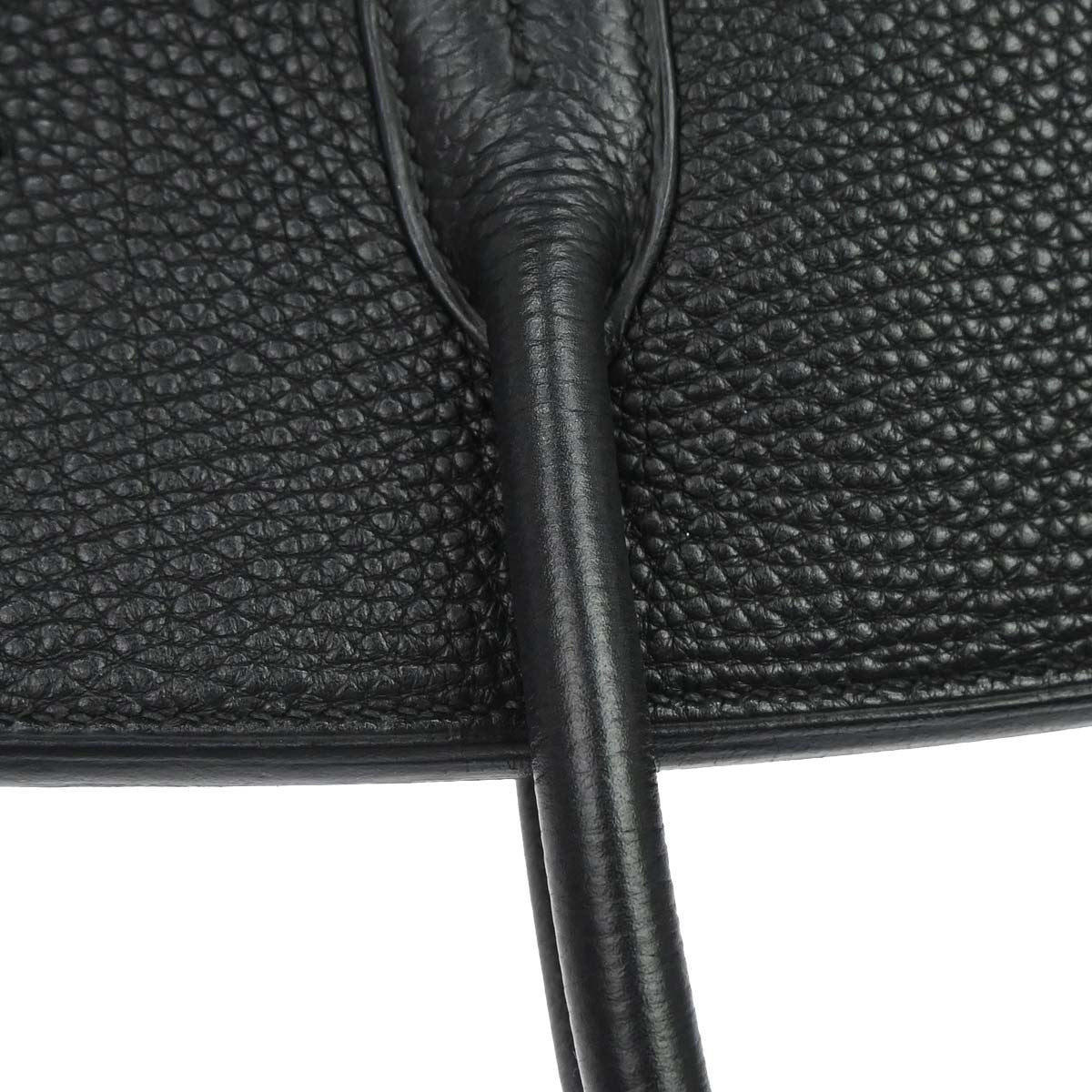 Hermes Birkin Black Togo With Gold Hardware Black Calfskin Handbag (Pre-Owned)