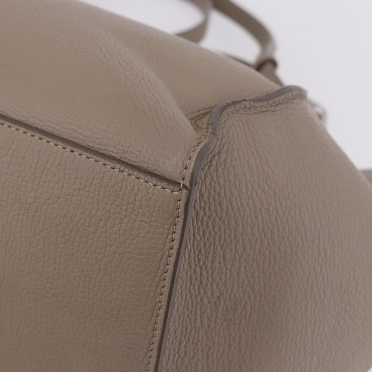 Celine Big Grained Calfskin Beige Leather Handbag (Pre-Owned)