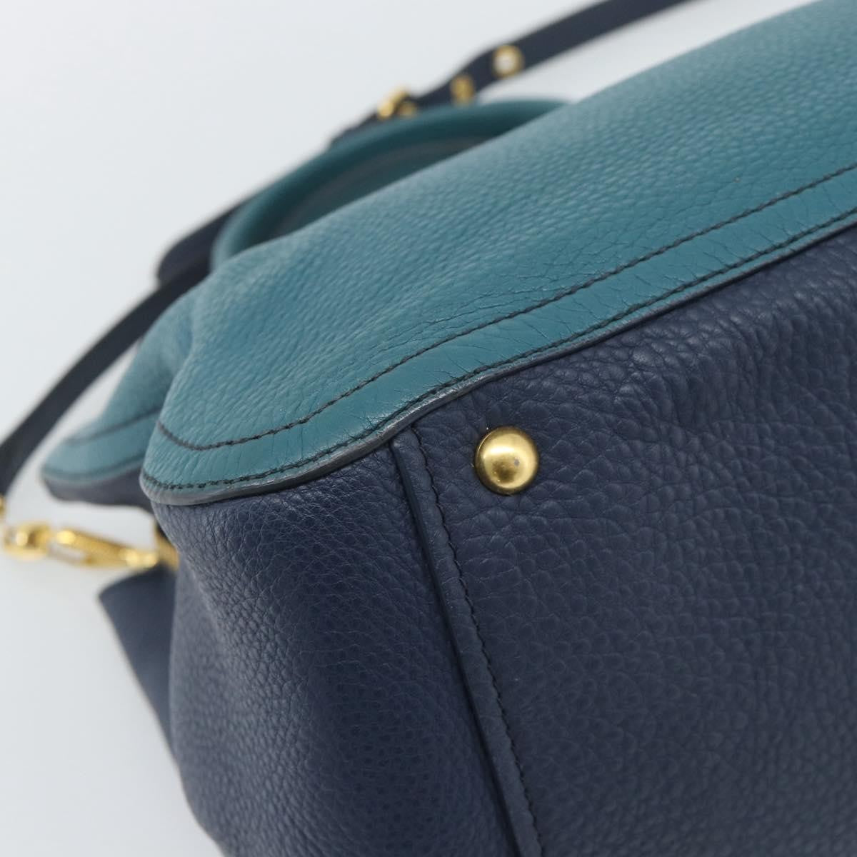 Miu Miu Vintage Leather Green Leather Handbag (Pre-Owned)