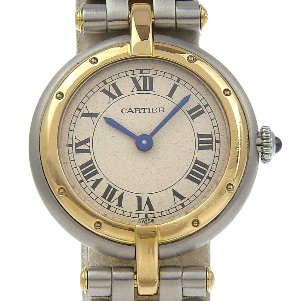Cartier Panthere Vendome Quartz Stainless Steel And Yellow Gold Watch (Pre-Owned)