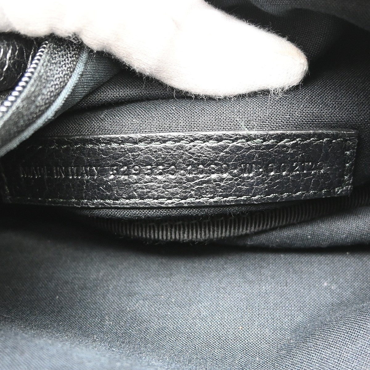Balenciaga Graffiti Explorer Belt Leather Black Leather Clutche & Pouche Bag (Pre-Owned)