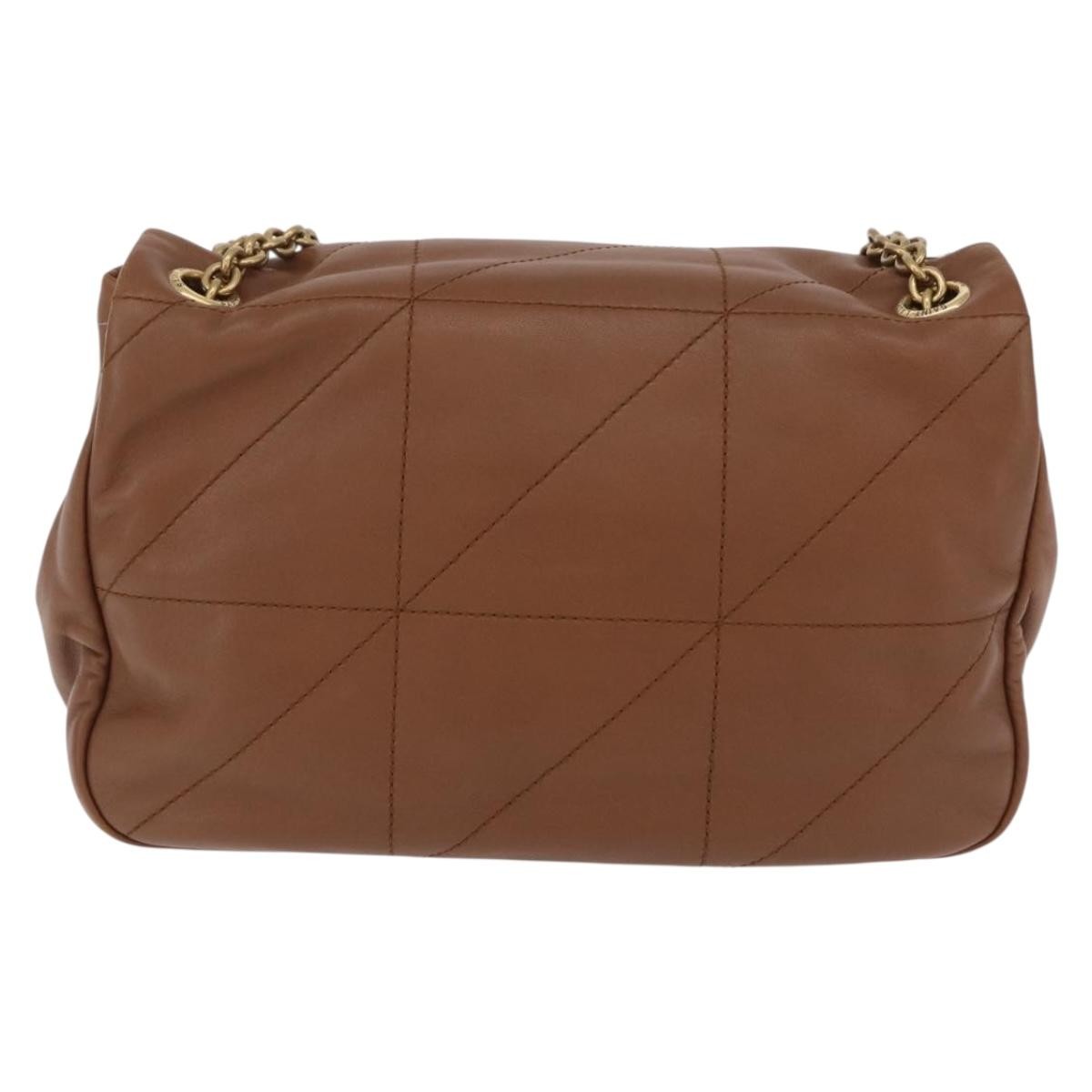 Saint Laurent Jamie 4.3 Quilted Leather Brown Leather Shoulder Bag Bag (Pre-Owned)