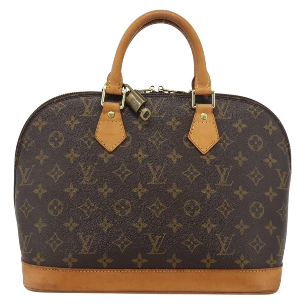 Louis Vuitton Alma Monogram Canvas Brown Canvas Handbag (Pre-Owned)