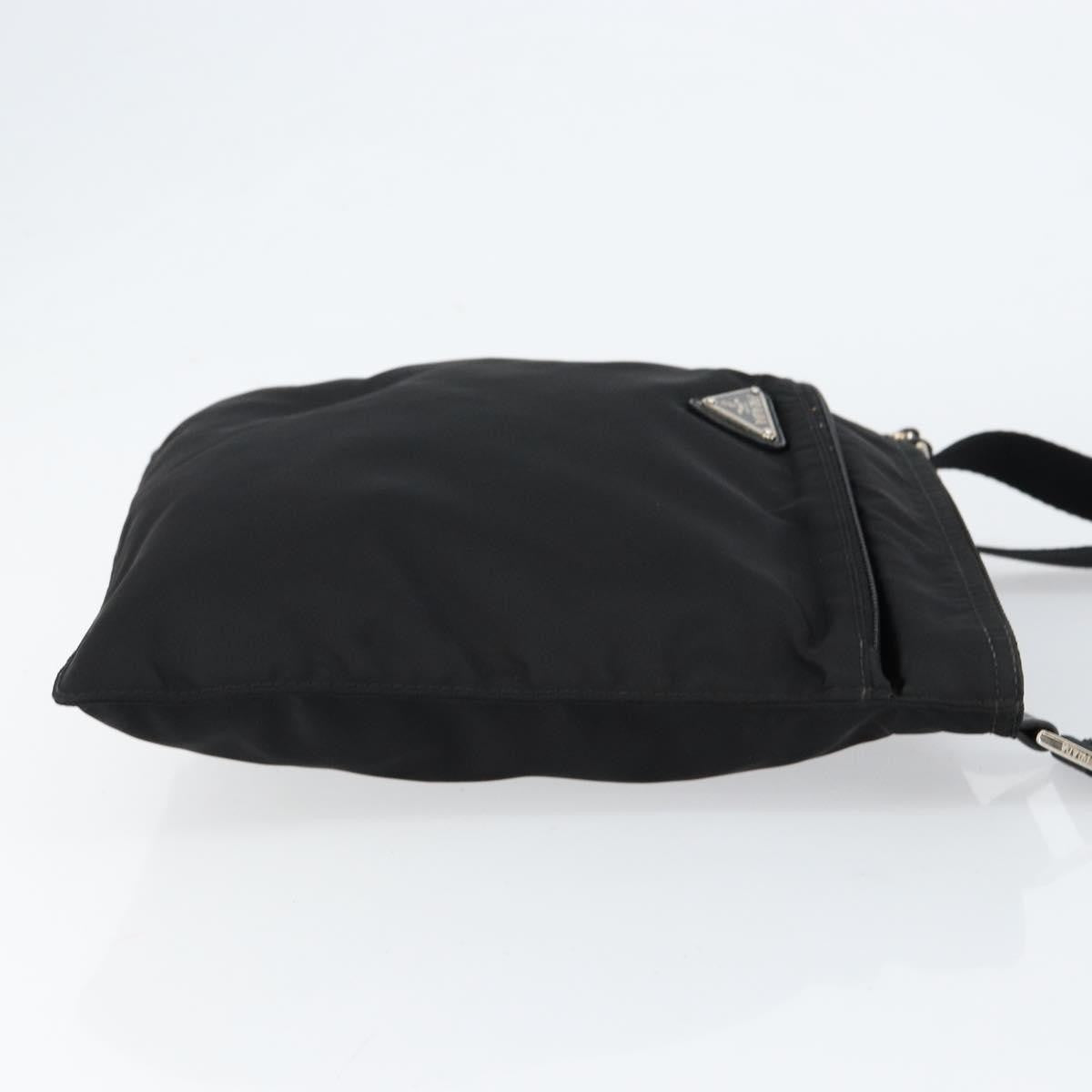 Prada Front Pocket Messenger Tessuto Black Nylon Shoulder Bag Bag (Pre-Owned)