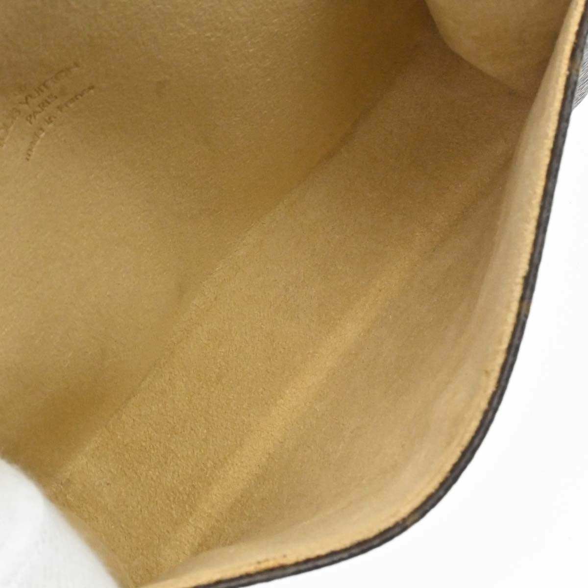 Louis Vuitton Florentine Pochette Damier Brown Canvas Clutche & Pouche Bag (Pre-Owned)