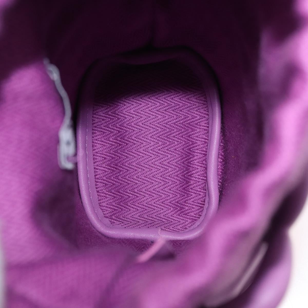 Loewe Anagram Inflated Pocket Canvas And Silicon Purple Canvas Crossbody Bag Bag (Pre-Owned)
