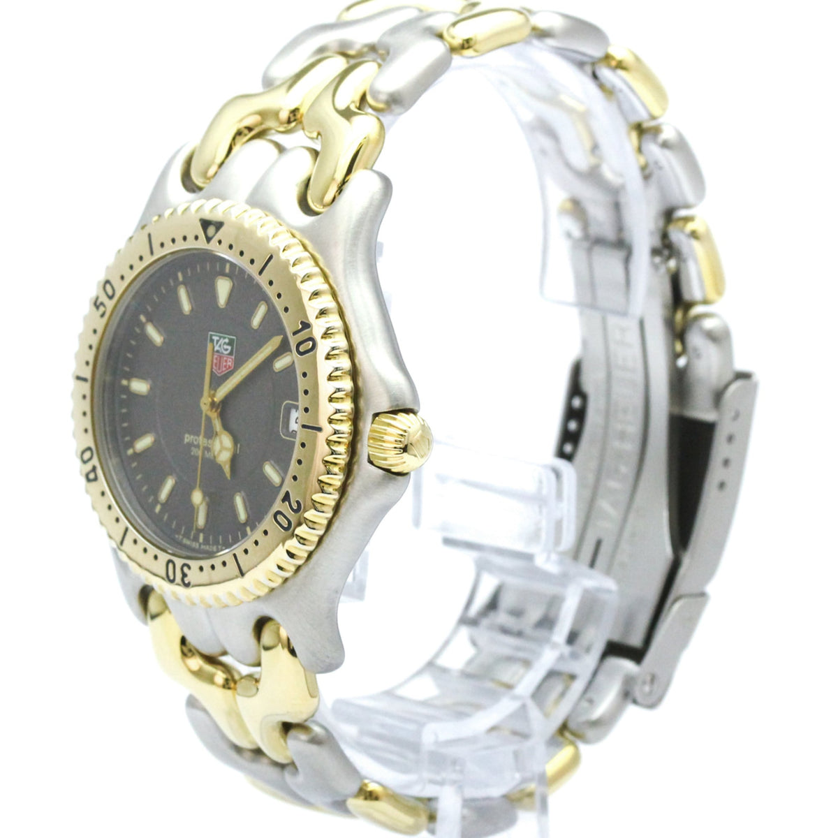 Tag Heuer Sel Professional 200M Quartz Stainless Steel And Gold Plated Watch (Pre-Owned)