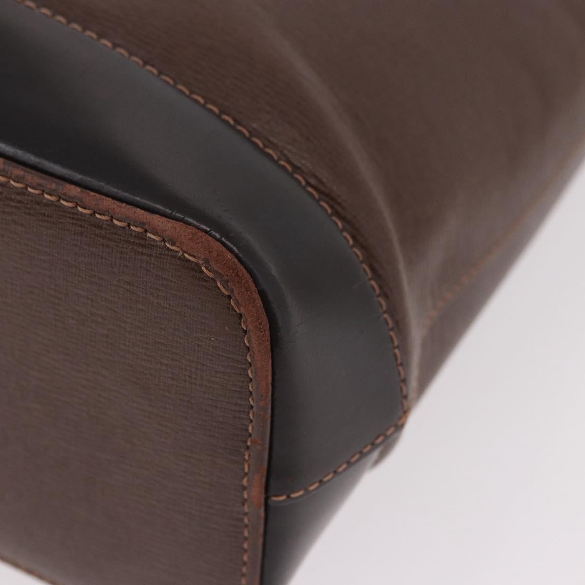 Burberry Vintage Leather Brown Leather Shoulder Bag Bag (Pre-Owned)