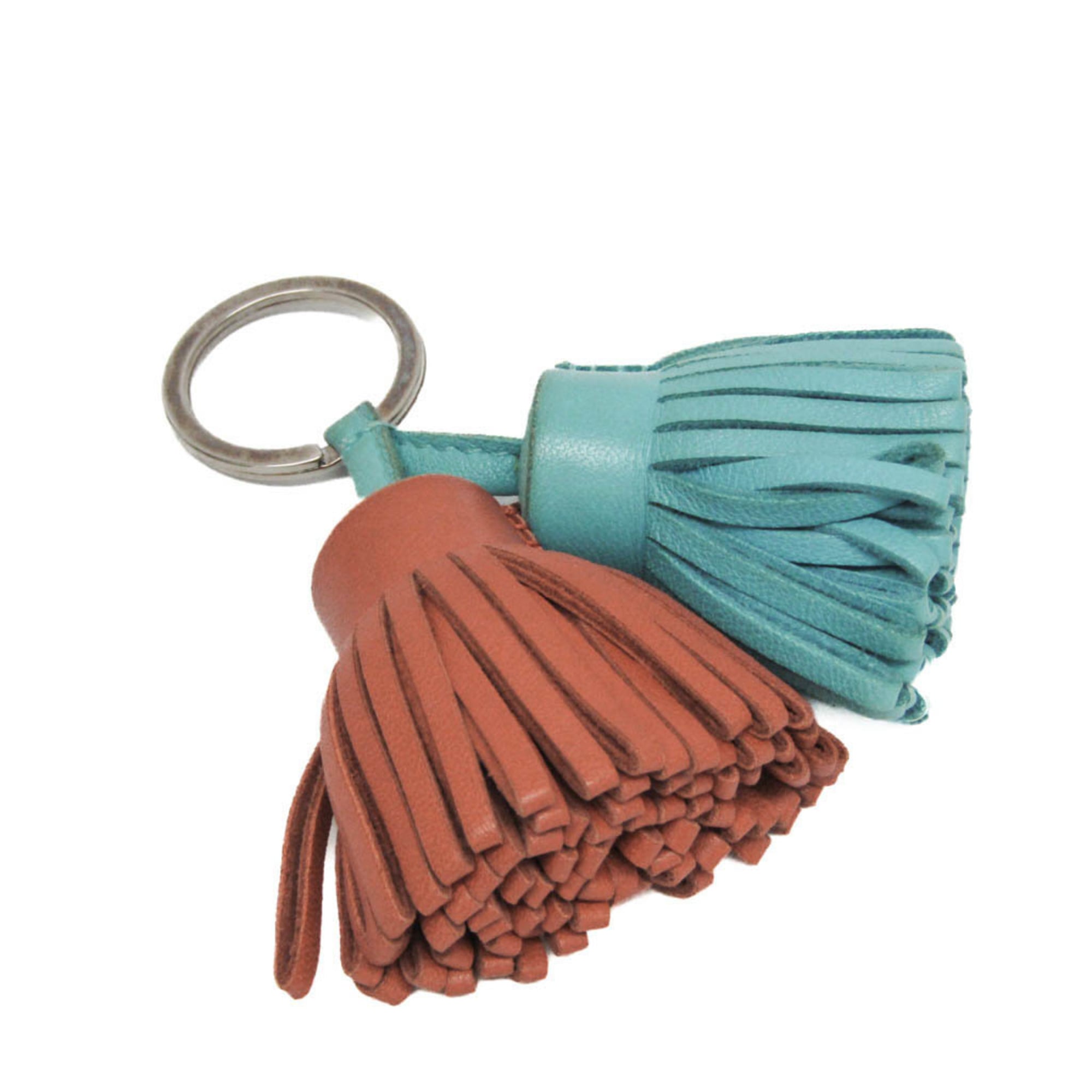 Hermes Uno-Dos Keychain Leather Multicolour Leather Charms And Keychains Accessory (Pre-Owned)