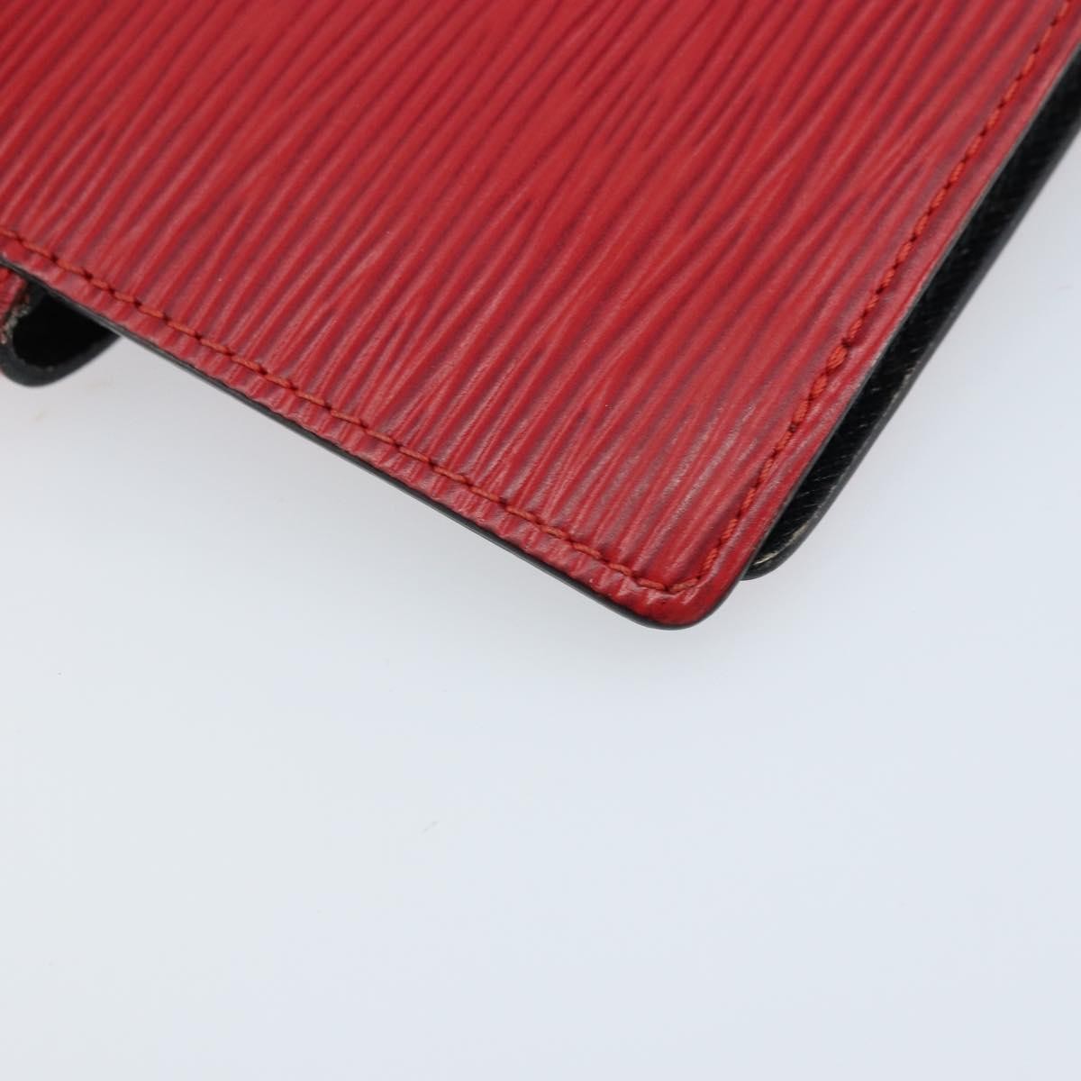 Louis Vuitton Agenda Cover Epi Leather Red Leather Wallets Accessory (Pre-Owned)