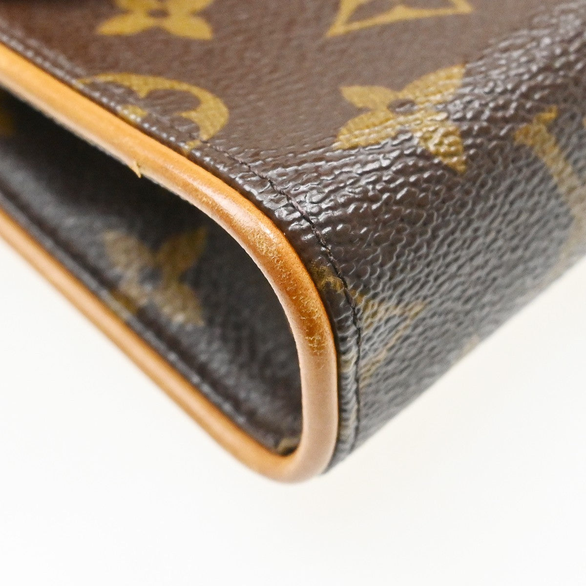 Louis Vuitton Florentine Waist Monogram Canvas Brown Canvas Clutche & Pouche Bag (Pre-Owned)