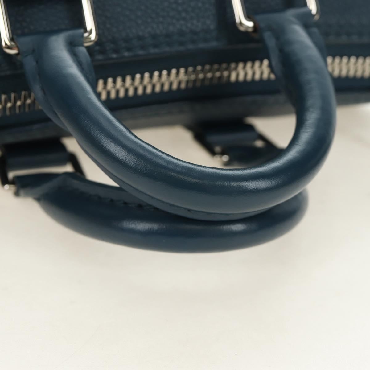 Louis Vuitton Keepall Bandouliere Limited Edition Aerogram Leather Blue Leather Travel Bag Bag (Pre-Owned)