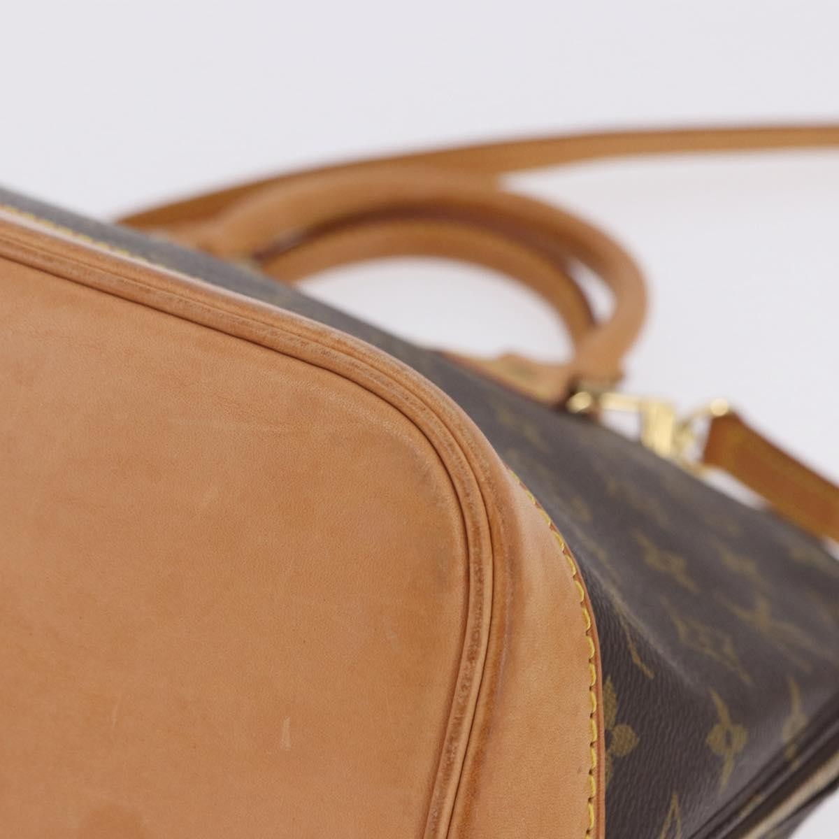 Louis Vuitton Alma Monogram Canvas Brown Canvas Handbag (Pre-Owned)