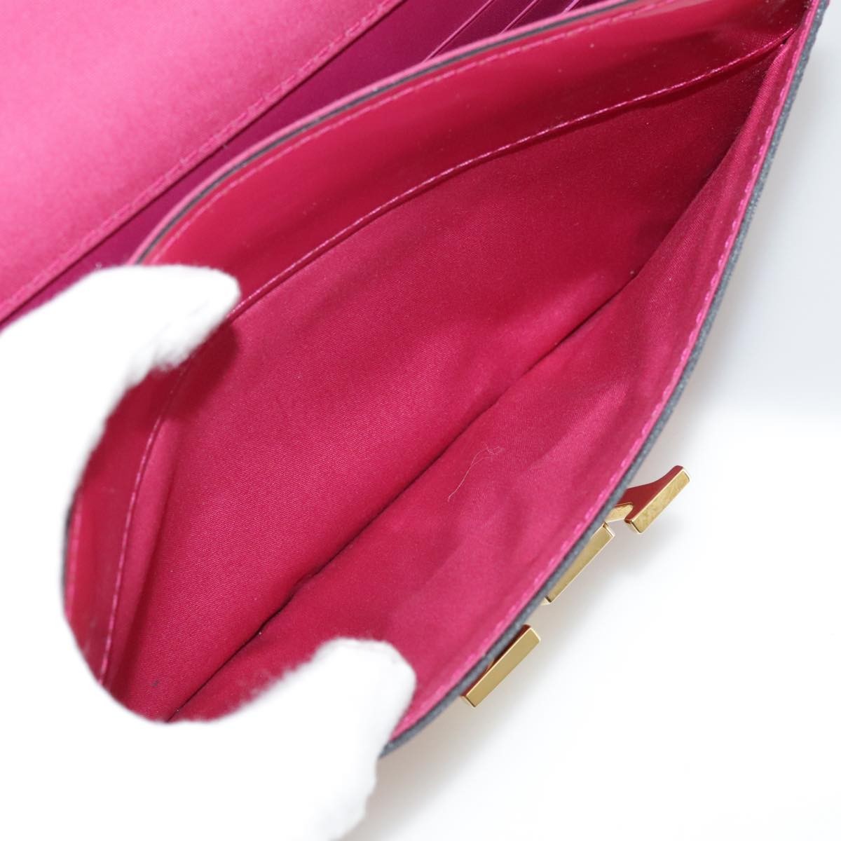 Louis Vuitton Louise Clutch Patent Pink Patent_Leather Bag (Pre-Owned)