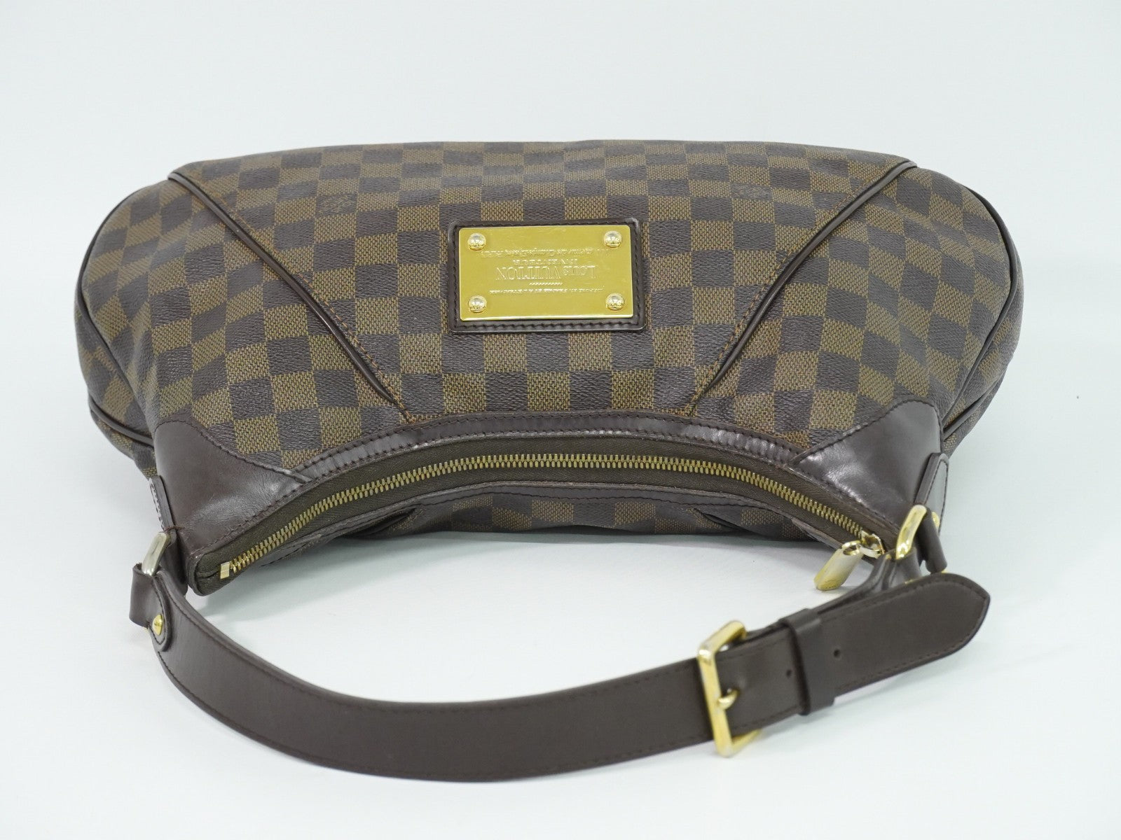 Louis Vuitton Thames Damier Ebene Brown Canvas Shoulder Bag Bag (Pre-Owned)
