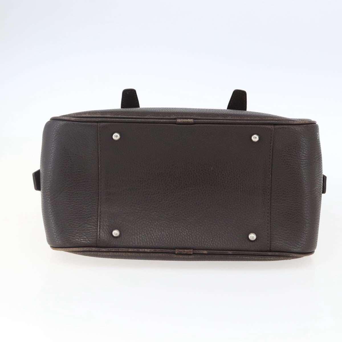 Burberry Vintage Leather Brown Leather Handbag (Pre-Owned)