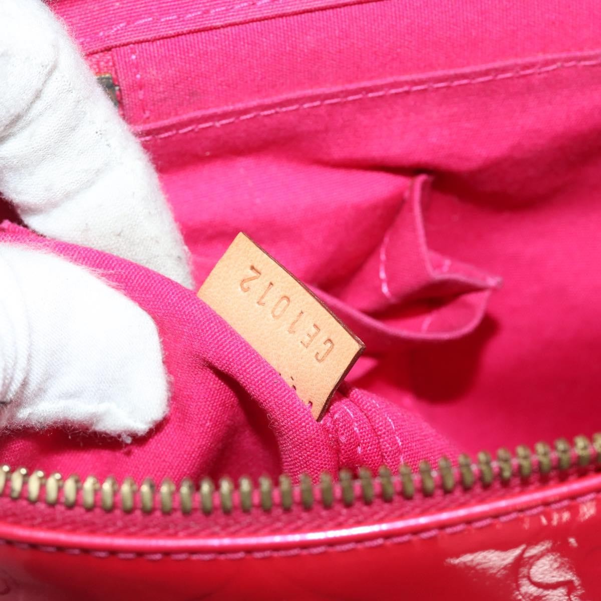 Louis Vuitton Sullivan Monogram Vernis Pink Patent_Leather Shoulder Bag Bag (Pre-Owned)