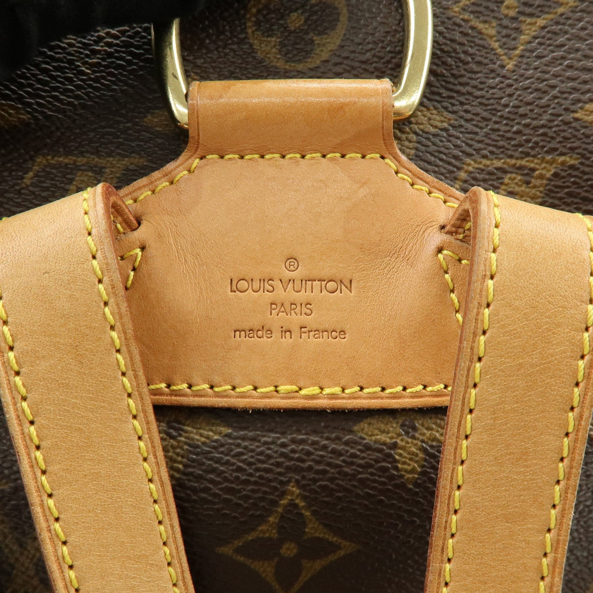 Louis Vuitton Vintage Montsouris Monogram Canvas Brown Canvas Backpack Bag (Pre-Owned)