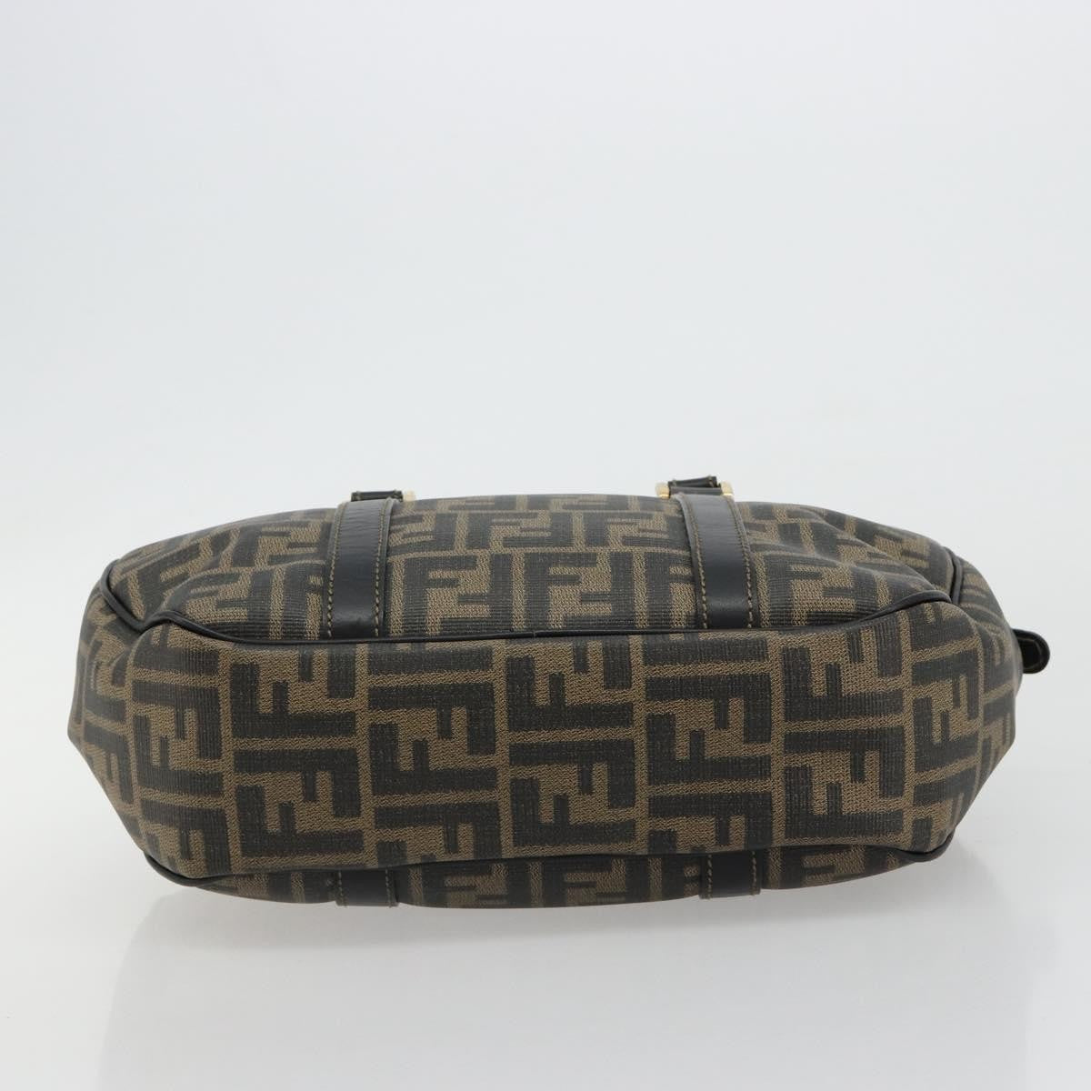 Fendi Vintage Zucca Canvas Brown Canvas Tote Bag Bag (Pre-Owned)